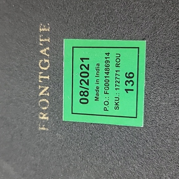 FRONTGATE Sienna Marble Brushed Gold Mirrored Dresser Tray - Picture 7 of 7